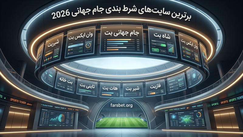معتبرترین سایت های شرط بندی جام جهانی 2026